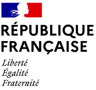 Marianne op het logo van de Franse Republiek