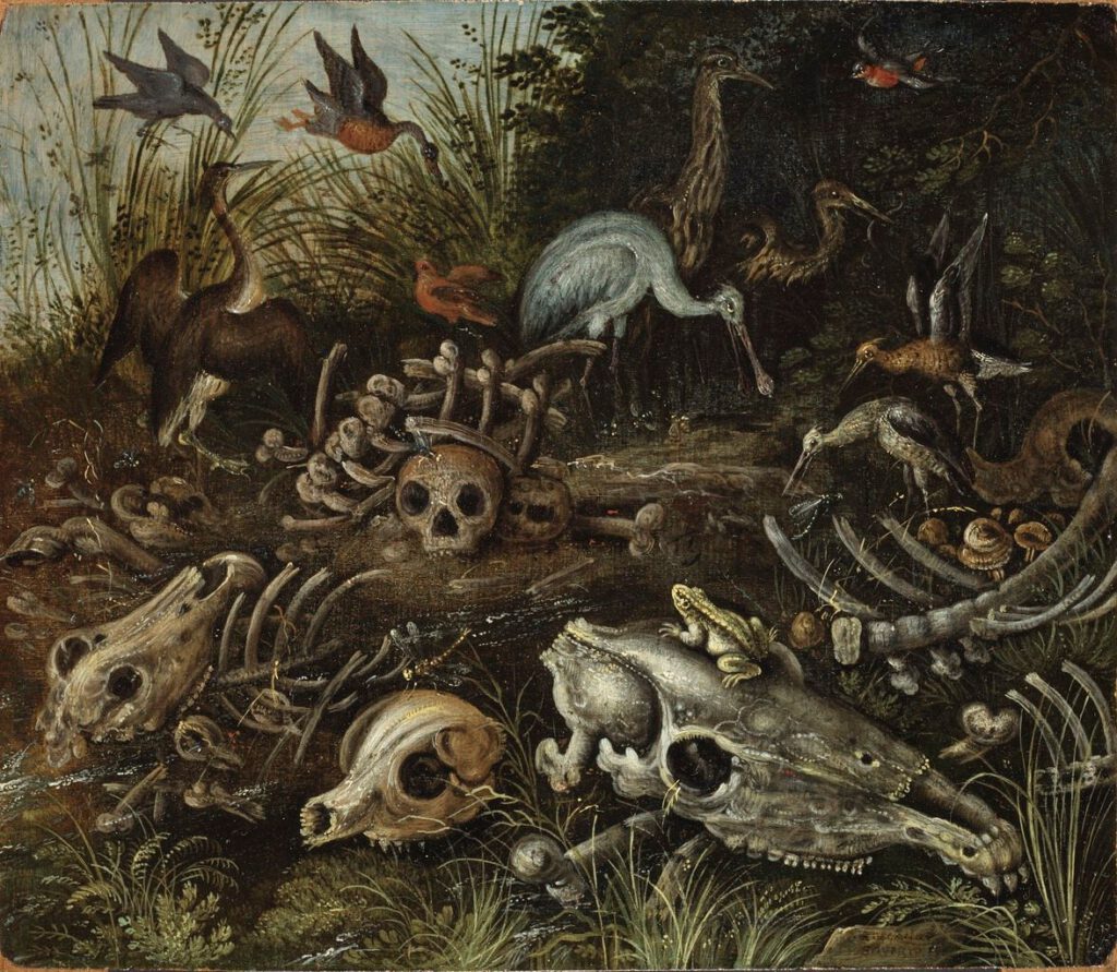 Memento mori - Roelant Savery, 1600-1609