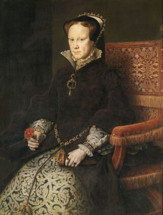 Portret van Maria I door Antonis Mor, 1554