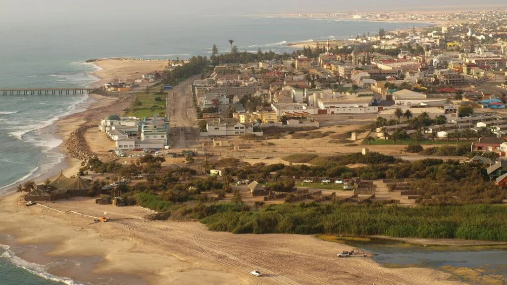 Zicht op Swakopmund, 2009