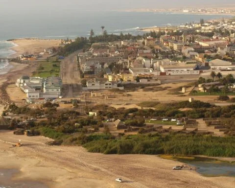 Zicht op Swakopmund, 2009