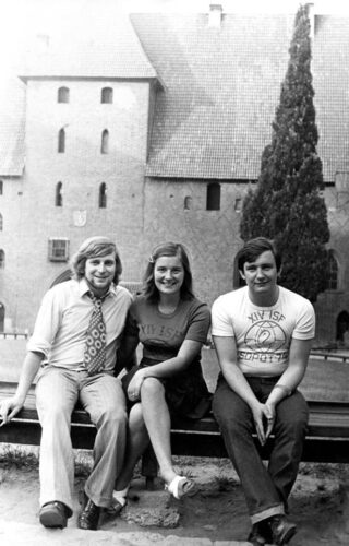 Bohdan Biletskii, Halyna en Volodymyr Ivasjoek in Polen onderweg naar Sopot, 1974
