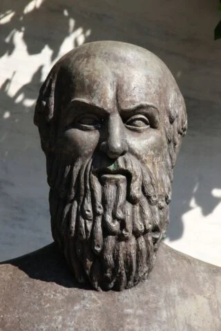 Buste van Aeschylus in Athene
