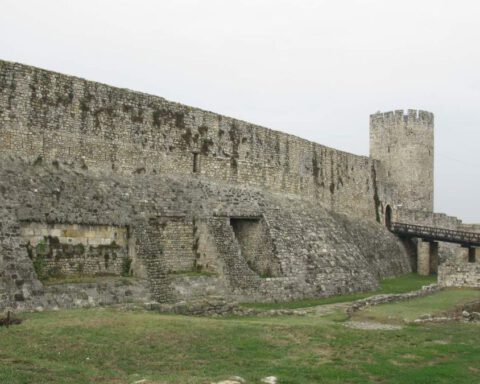 Overblijfselen van een castrum bij Belgrado