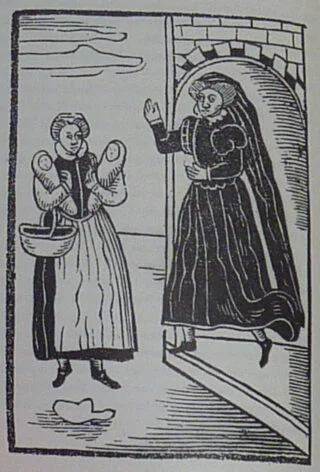 Margaretha van Henneberg stuurt de bedelares weg 