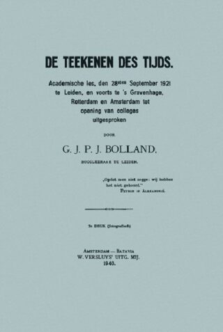 De Teekenen des Tijds - Gerard Bolland