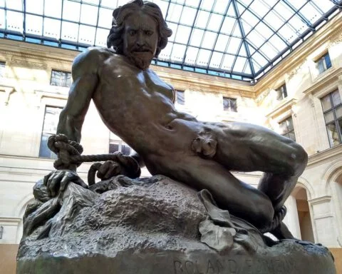 Razende Roeland - Het sculptuur 'Roland Furieux' in het Louvre in Parijs