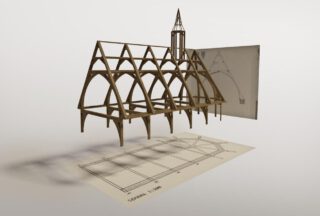 Reconstructie van de kerkkap