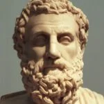 Romeinse buste van Aeschylus