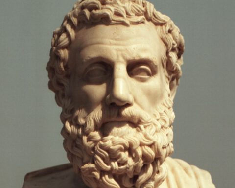 Romeinse buste van Aeschylus