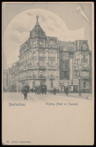 Amsterdamse ansichtkaart uit ca. 1900