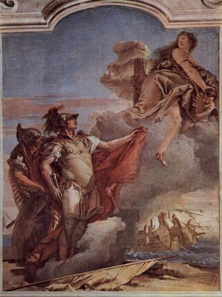 Venus verschijnt aan Aeneas aan de kust van Carthago