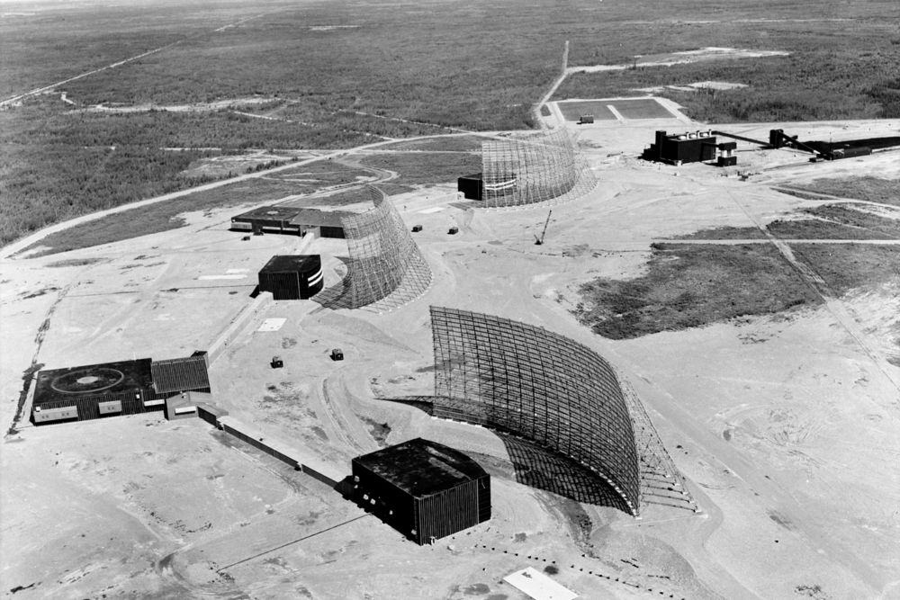 Drie radars van het Ballistic Missile Early Warning System