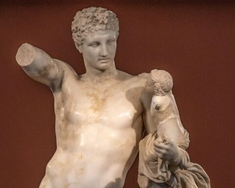 Hermes en het kind Dionysus - Praxiteles
