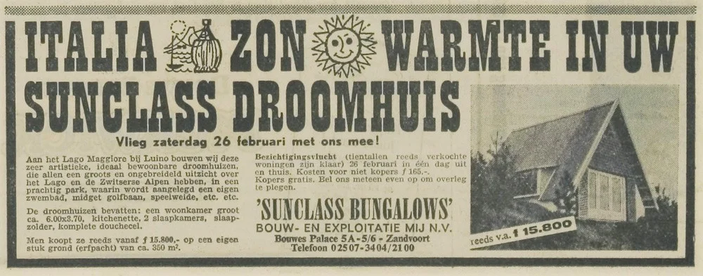 Advertentie in de Leeuwarder Courant 1 december 1966