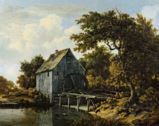 Meindert Hobbema, Watermolen, 1662