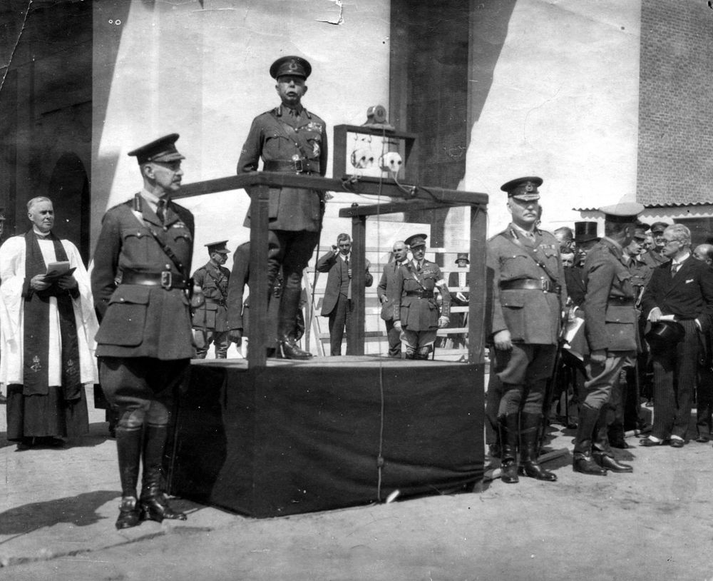 Onthulling van de Menenpoort, 24 juli 1927