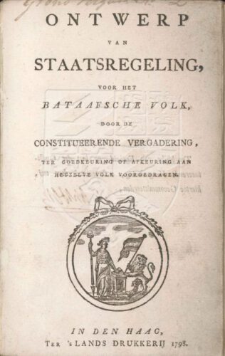 Ontwerp voor de Staatsregeling van 1798