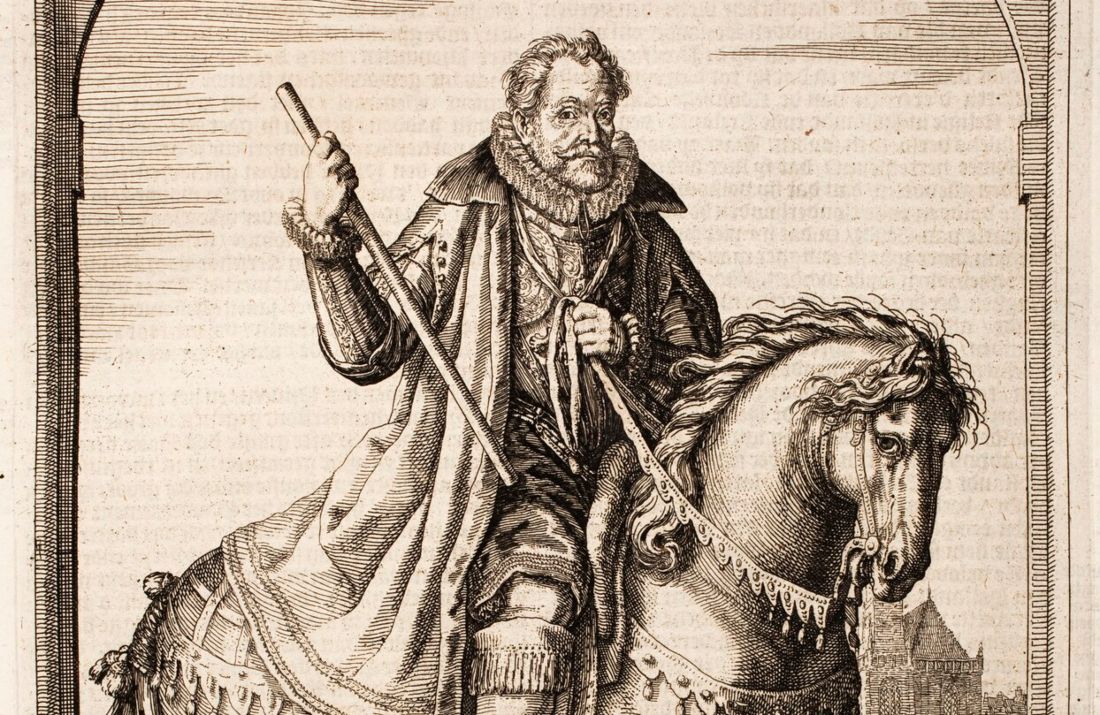 Willem van Oranje te paard