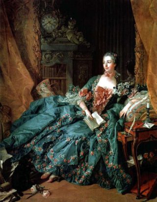 Madame de Pompadour door François Boucher