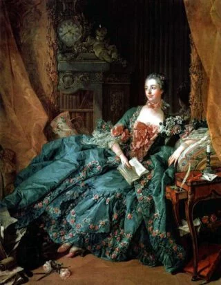 Madame de Pompadour door François Boucher