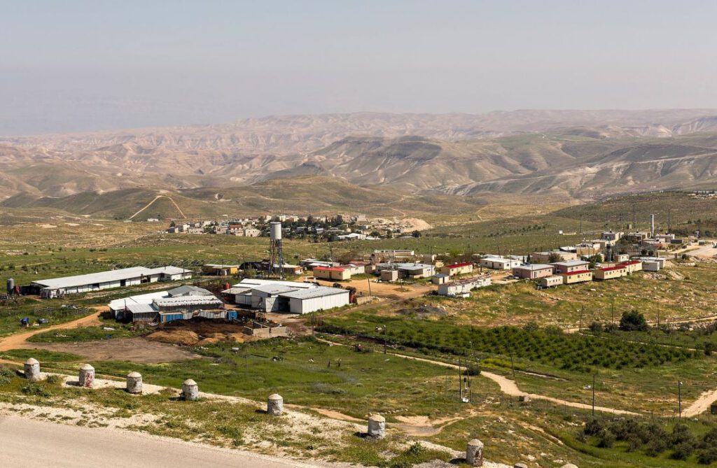 Israëlische nederzettingen bij Za'atara/Bethlehem