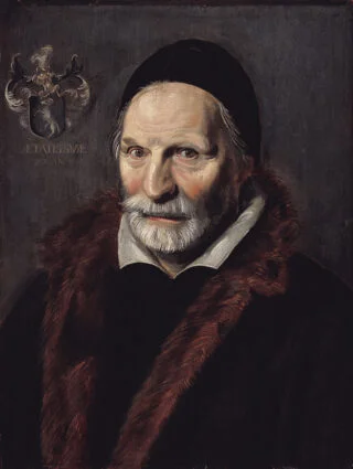 Jacobus Zaffius, geportretteerd door  Frans Hals, ca. 1611