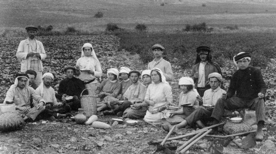Joodse immigranten Palestina, 1912