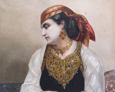 Mathilde Bonaparte - Une juive d’Alger, 1866