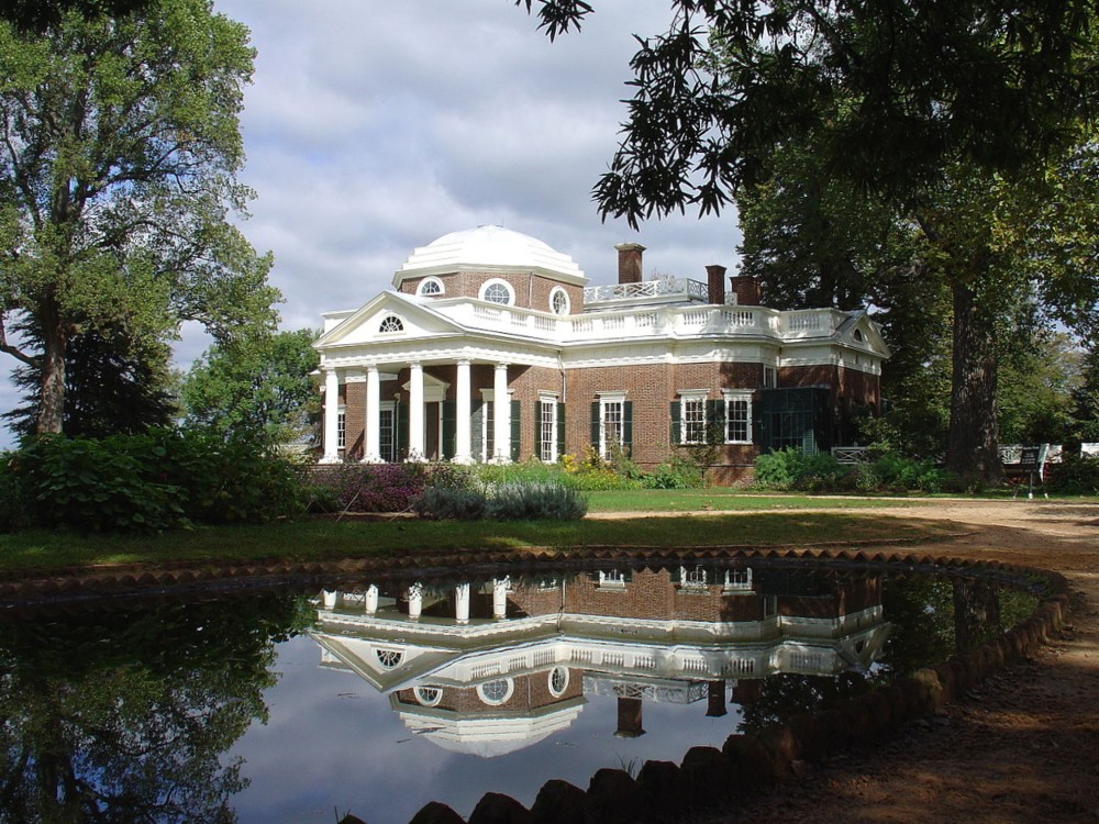 Monticello, Jeffersons huis bij Charlottesville, Virginia