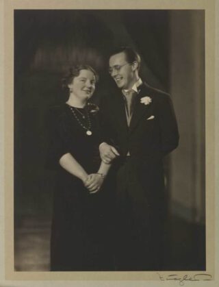 Prinses Juliana en prins Bernhard, december 1936
