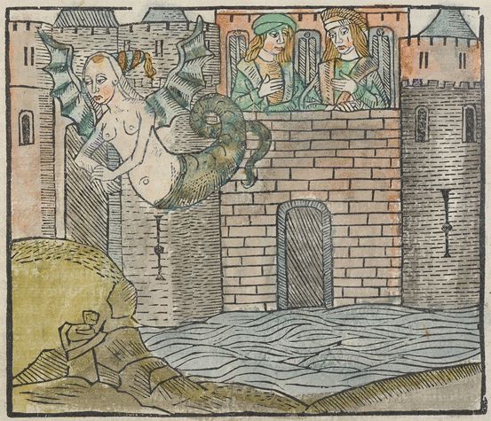 Illustratie uit het volksboek van Geraert Leeu, Antwerpen 1491