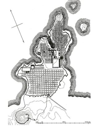 Stadsplan van Milete