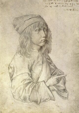 Zelfportret. Albrecht Dürer op dertien-jarige leeftijd, 1484