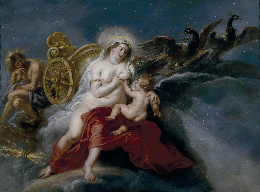De Geboorte van de Melkweg - Peter Paul Rubens ca. 1636