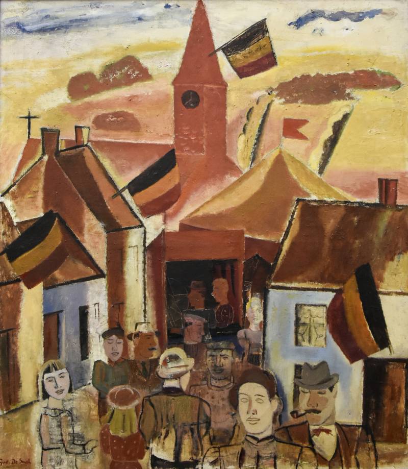 Dorpskermis, door Gust de Smet (1930)