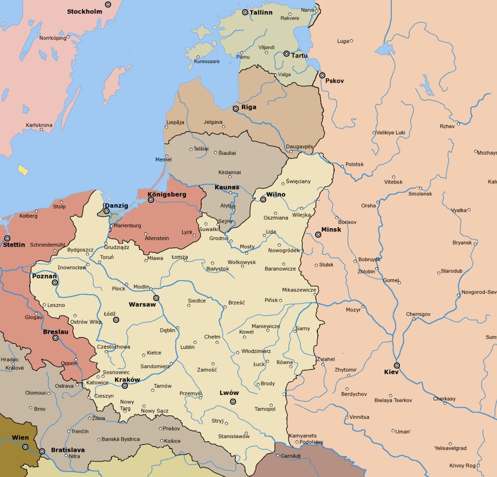Nieuwe grenzen na de Vrede van Riga, 1921