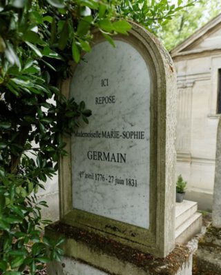 Graf van Sophie Germain op Père-Lachaise