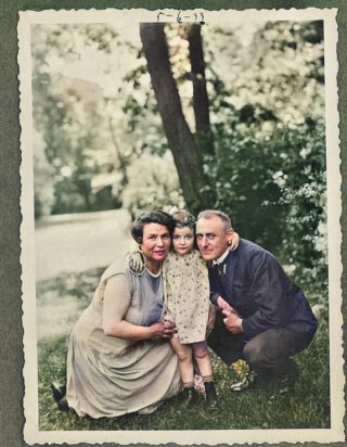 De joodse familie Drukker in het Victoriepark, 1933