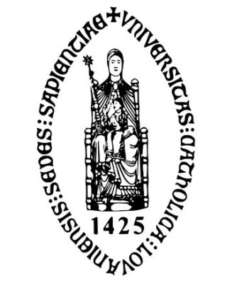 Zegel van de KU Leuven (sinds 1970), met verwijzing naar haar voorganger uit 1425.