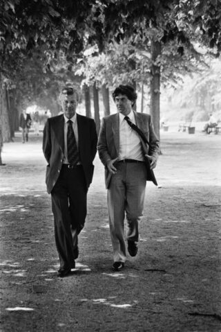 De Koning en Lubbers tijdens de kabinetsformatie in 1981
