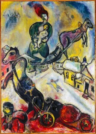 La guerre - Marc Chagall, 1943