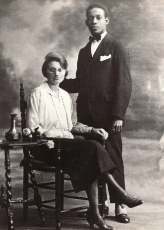 Anton de Kom en zijn vrouw Nel Borsboom