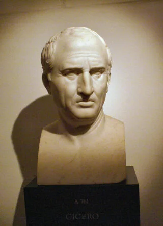 Cicero. Kopie van een Romeinse buste