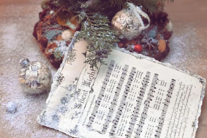Bladmuziek van 'Stille Nacht, Heilige Nacht'
