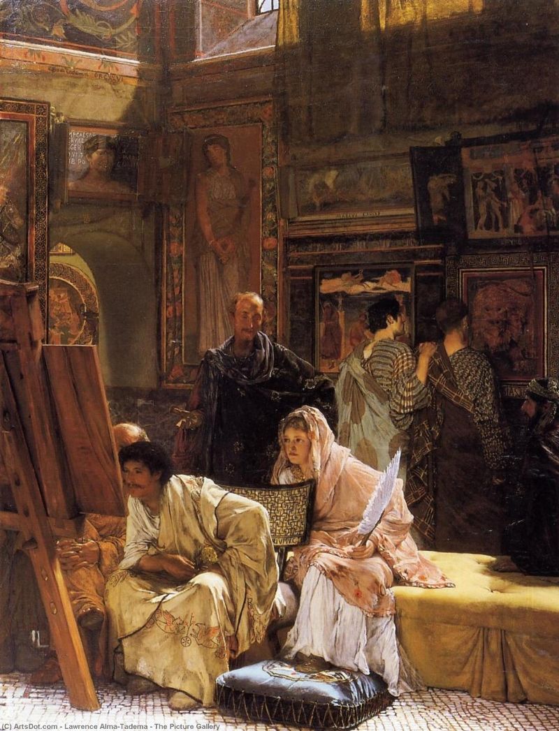 The Picture Gallery  - Lourens Alma Tadema