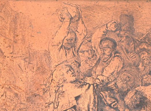 De steniging van Stephanus, Rembrandt van Rijn, 1635