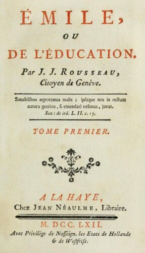 Emile, of Over de opvoeding -  Rousseau
