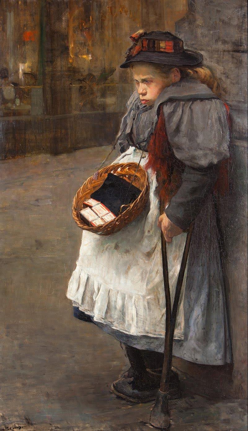 Floris Arntzenius, Het lucifermeisje, 1890