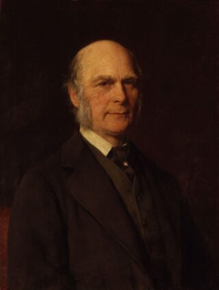 Francis Galton, portret uit 1882